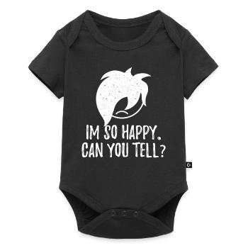 I'm so happy… can you tell? | Boys Emo clothes | E - Baby Premium short-sleeve bodysuit - black - Front