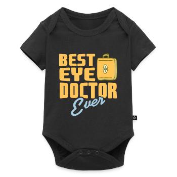 Best Eye Doctor Ever Awesome Retro Optician - Baby Premium short-sleeve bodysuit - black - Front