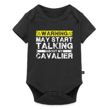 En parlant de cavaliers - Body à manches courtes Premium Bébé - noir - Devant