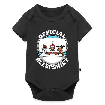 Official sleepshirt christmas - Baby Premium short-sleeve bodysuit - black - Front