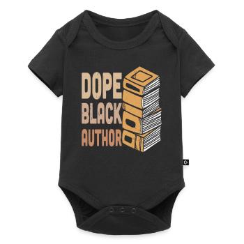 Citations d’écrivains d’auteurs noirs - Body à manches courtes Premium Bébé - noir - Devant