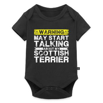 Speaking of Scottish Terrier - Baby Premium short-sleeve bodysuit - black - Front