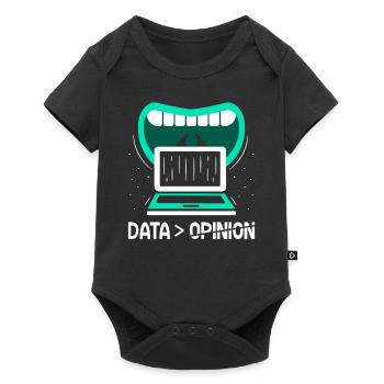 Data > Opinion Code Programmer Coder Coding - Body à manches courtes Premium Bébé - noir - Devant