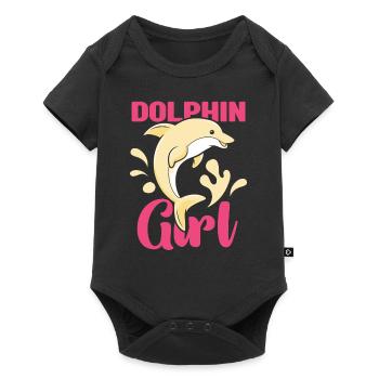 Dolphin Girls Dolphins Dolphins Dolphin Lovers - Baby Premium short-sleeve bodysuit - black - Front