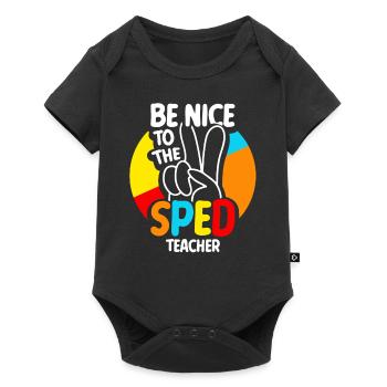 Be Nice To Sped Teacher Special Education - Baby Premium short-sleeve bodysuit - black - Front