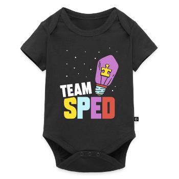 Team Special Education Teacher Special Education Profession - Baby Premium short-sleeve bodysuit - black - Front