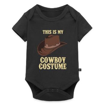 Cowboy Costume Country Western - Baby Premium short-sleeve bodysuit - black - Front
