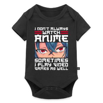 Anime Gamer Jeux vidéo Jeux de hasard Manga - Body à manches courtes Premium Bébé - noir - Devant