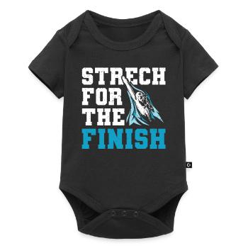Stretch for the finished float - Baby Premium short-sleeve bodysuit - black - Front