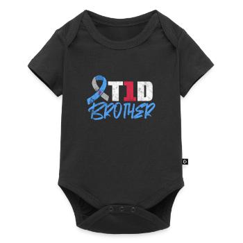 Bruder - Baby Premium Kurzarmbody - Schwarz - Vorne