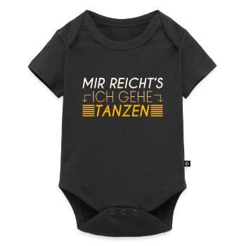 Tanzen Spruch - Baby Premium Kurzarmbody - Schwarz - Vorne