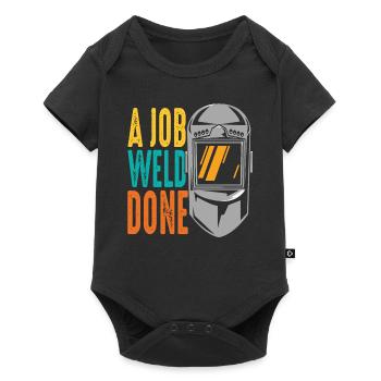 A Job Weld Done Retro - Baby Premium short-sleeve bodysuit - black - Front
