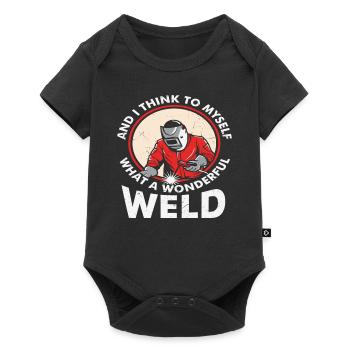 Et je me dis quelle merveilleuse soudure - Body à manches courtes Premium Bébé - noir - Devant