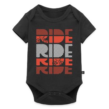 Enduro VTT VTT Équitation - Body à manches courtes Premium Bébé - noir - Devant