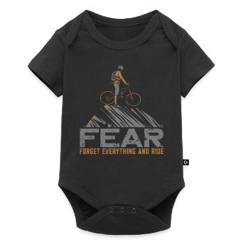 Enduro VTT VTT Équitation - Body à manches courtes Premium Bébé - noir - Devant