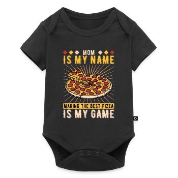 Pizza maker Mother Pizzaiolo - Baby Premium short-sleeve bodysuit - black - Front
