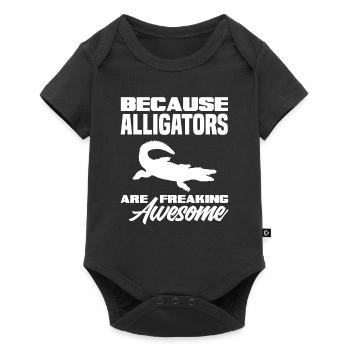 Alligator Alligator Crocodile Crocodile - Body à manches courtes Premium Bébé - noir - Devant