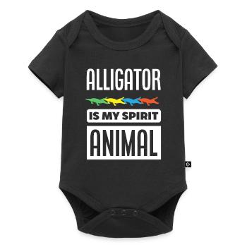 Alligator Alligator Crocodile Crocodile - Body à manches courtes Premium Bébé - noir - Devant