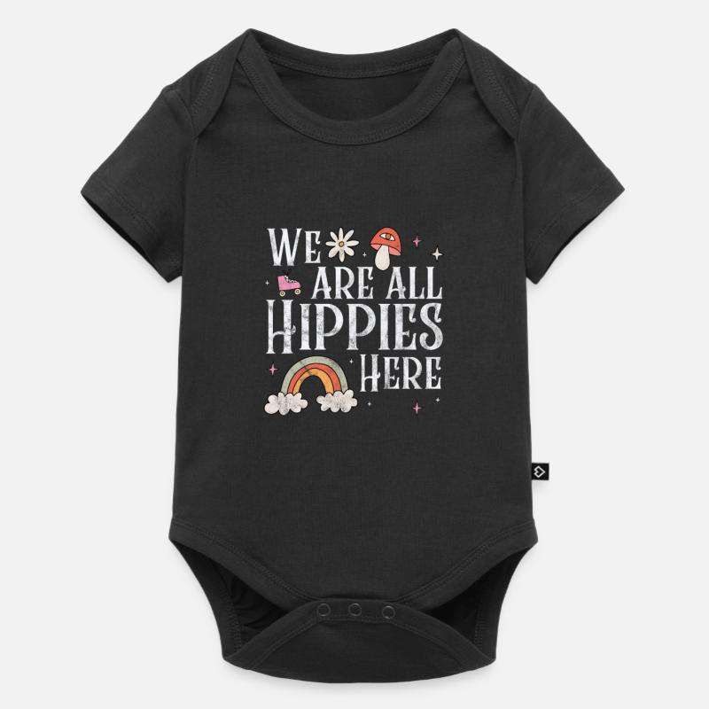 Hippie - Body à manches courtes Premium Bébé - noir