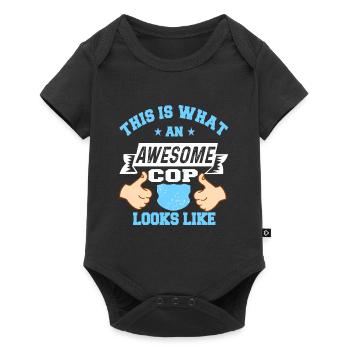 This Is What An Awesome COP Looks Like T-Shirt - Baby Premium short-sleeve bodysuit - black - Front