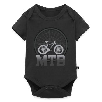 Enduro VTT VTT Équitation - Body à manches courtes Premium Bébé - noir - Devant