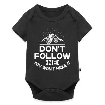 Enduro VTT VTT Équitation - Body à manches courtes Premium Bébé - noir - Devant