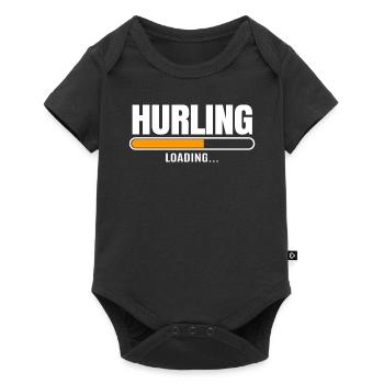 Schleudern Hurling - Baby Premium short-sleeve bodysuit - black - Front
