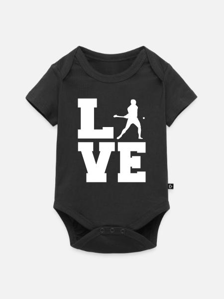Schleudern Hurling - Baby Premium Kurzarmbody - Schwarz