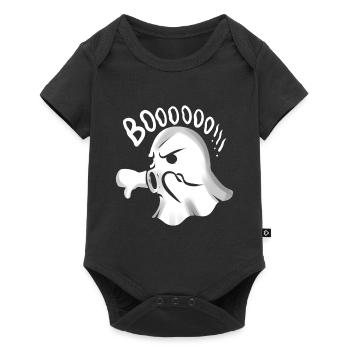 Boo Boooooo frappe vers le bas dit ce fantôme mignon - Body à manches courtes Premium Bébé - noir - Devant