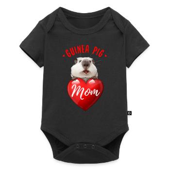 Cochon d’Inde Maman - Mère - Amour - Body à manches courtes Premium Bébé - noir - Devant