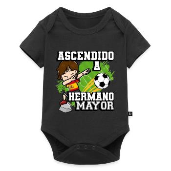 Ascendido A Hermana Mayor Footballeur - Body à manches courtes Premium Bébé - noir - Devant