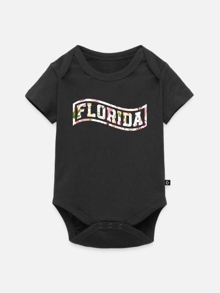 Florida - Baby Premium Kurzarmbody - Schwarz