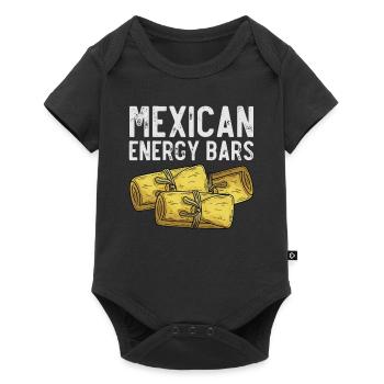 Barres énergétiques mexicaines, Tamales mexicains - Body à manches courtes Premium Bébé - noir - Devant