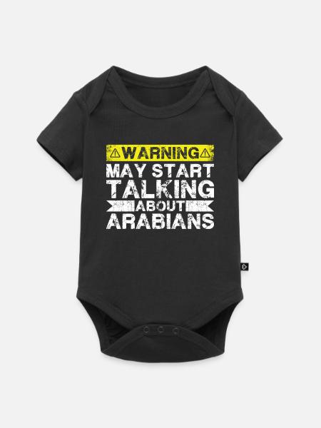 Über Araber Sprechen - Baby Premium Kurzarmbody - Schwarz