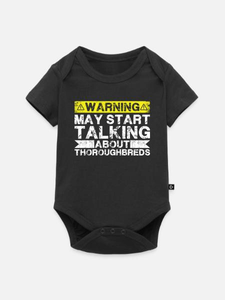 Apropos Vollblut - Baby Premium Kurzarmbody - Schwarz