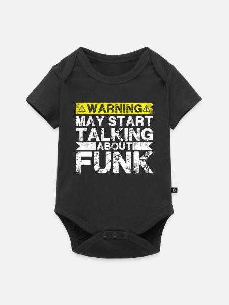 Über Funkmusik Sprechen - Baby Premium Kurzarmbody - Schwarz