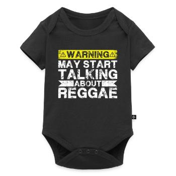 En parlant de musique reggae - Body à manches courtes Premium Bébé - noir - Devant