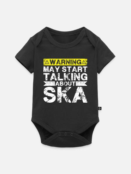Apropos Ska-Musik - Baby Premium Kurzarmbody - Schwarz