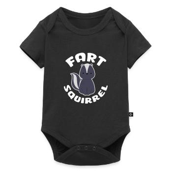 Mouffette - Body à manches courtes Premium Bébé - noir - Devant