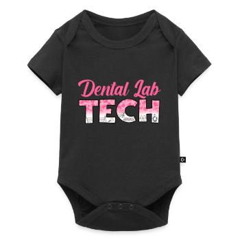 Dental technicians work dentist gift - Baby Premium short-sleeve bodysuit - black - Front