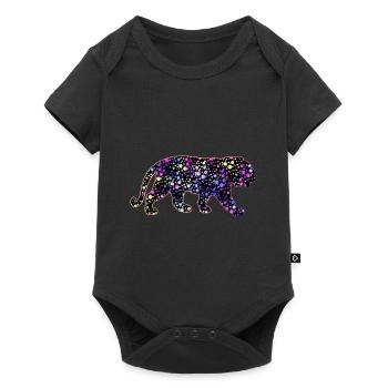 Funny Tiger Gift Idea - Baby Premium short-sleeve bodysuit - black - Front