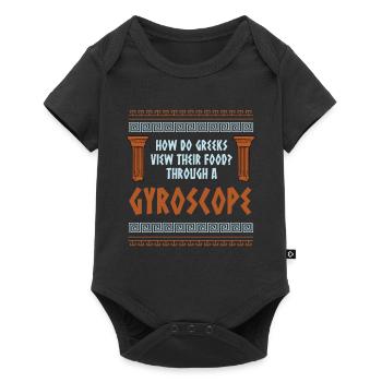 Antike Griechische Mythologie und Griechisches - Baby Premium Kurzarmbody - Schwarz - Vorne