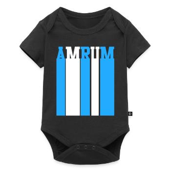 Mer du Nord Amrum - Body à manches courtes Premium Bébé - noir - Devant