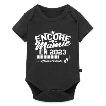 Encore Mamie En 2023 Cadeau Future Grand-mère - Body à manches courtes Premium Bébé - noir - Devant