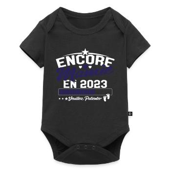 Encore Mamie En 2023 Cadeau Future Grand-mère - Body à manches courtes Premium Bébé - noir - Devant