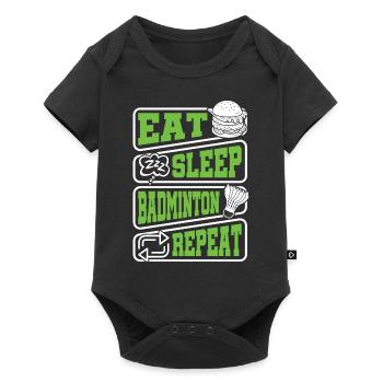 Federball Badminton - Baby Premium short-sleeve bodysuit - black - Front