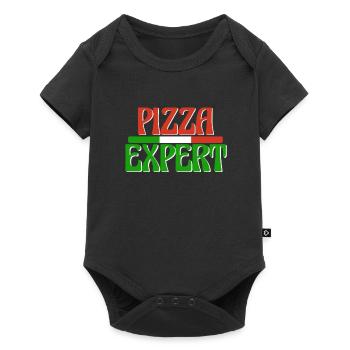 Pizza Baker Pizzaiolo Pizza Expert - Baby Premium short-sleeve bodysuit - black - Front