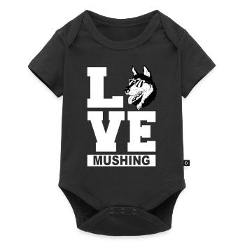 Sled Dog Racing Sled Dog Gift - Baby Premium short-sleeve bodysuit - black - Front