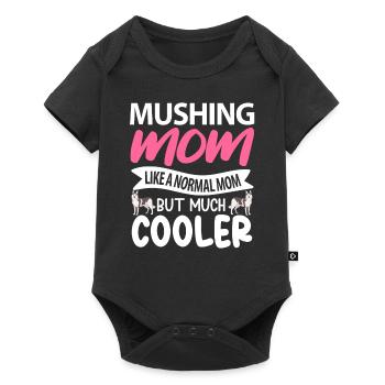 Sled Dog Racing Sled Dog Gift - Baby Premium short-sleeve bodysuit - black - Front