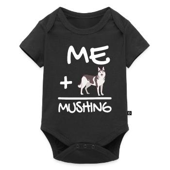 Sled Dog Racing Sled Dog Gift - Baby Premium short-sleeve bodysuit - black - Front